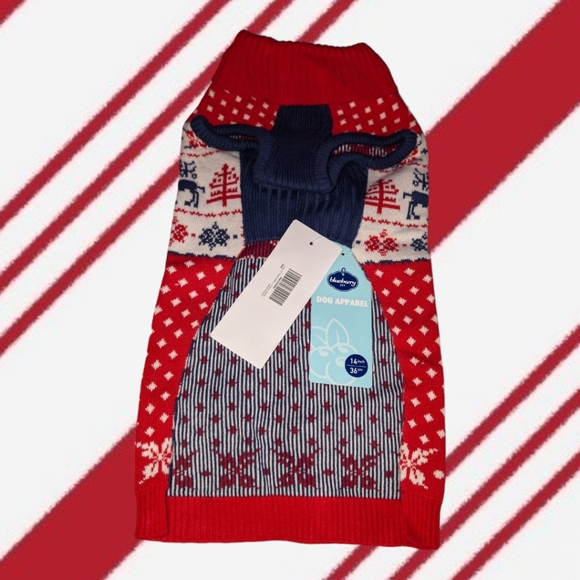 🐾Pet Holiday Family Matching Sweater in Tango Red, NWT - Picture 5 of 7